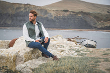 British Lambswool Nehru Gilet. Nehru Vest, Nehru Waistcoat, Nehru Jacket. Made in England.