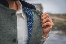 British Lambswool Nehru Gilet. Nehru Vest, Nehru Waistcoat, Nehru Jacket. Made in England.