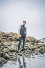 British Lambswool Nehru Gilet. Nehru Vest, Nehru Waistcoat, Nehru Jacket. Made in England.