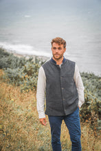 British Lambswool Nehru Gilet. Nehru Vest, Nehru Waistcoat, Nehru Jacket. Made in England.