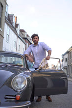 Skye Linen Shirt • Sky Blue Stripe