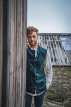 British Velvet Nehru Gilet. Nehru Vest, Nehru Waistcoat, Nehru Jacket. Made in England.