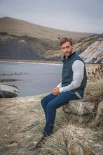 British Lambswool Nehru Gilet. Nehru Vest, Nehru Waistcoat, Nehru Jacket. Made in England.