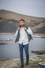 British Lambswool Nehru Gilet. Nehru Vest, Nehru Waistcoat, Nehru Jacket. Made in England.