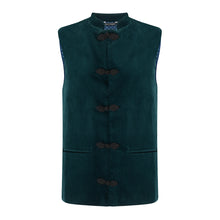 British Velvet Nehru Gilet. Nehru Vest, Nehru Waistcoat, Nehru Jacket. Made in England.