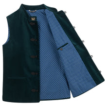 British Velvet Nehru Gilet. Nehru Vest, Nehru Waistcoat, Nehru Jacket. Made in England.