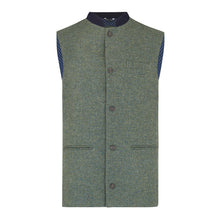 British Lambswool Nehru Gilet. Nehru Vest, Nehru Waistcoat, Nehru Jacket. Made in England.