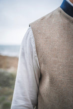 British Lambswool Nehru Gilet. Nehru Vest, Nehru Waistcoat, Nehru Jacket. Made in England.