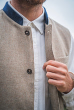 British Lambswool Nehru Gilet. Nehru Vest, Nehru Waistcoat, Nehru Jacket. Made in England.