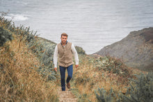 British Lambswool Nehru Gilet. Nehru Vest, Nehru Waistcoat, Nehru Jacket. Made in England.