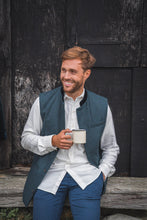 British Lambswool Nehru Gilet. Nehru Vest, Nehru Waistcoat, Nehru Jacket. Made in England.