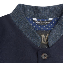 British Lambswool Nehru Gilet. Nehru Vest, Nehru Waistcoat, Nehru Jacket. Made in England.