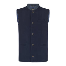 British Lambswool Nehru Gilet. Nehru Vest, Nehru Waistcoat, Nehru Jacket. Made in England.
