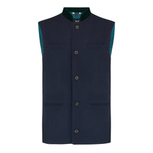 British Lambswool Nehru Gilet. Nehru Vest, Nehru Waistcoat, Nehru Jacket. Made in England.