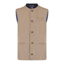 British Lambswool Nehru Gilet. Nehru Vest, Nehru Waistcoat, Nehru Jacket. Made in England.