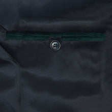 Chaucer • The Forest Green Velvet Jacket with Nehru Collar