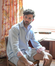 Skye Linen Shirt • Sky Blue