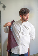 British Lambswool Nehru Gilet. Nehru Vest, Nehru Waistcoat, Nehru Jacket. Made in England.
