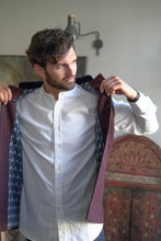 British Lambswool Nehru Gilet. Nehru Vest, Nehru Waistcoat, Nehru Jacket. Made in England.