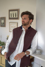 British Lambswool Nehru Gilet. Nehru Vest, Nehru Waistcoat, Nehru Jacket. Made in England.