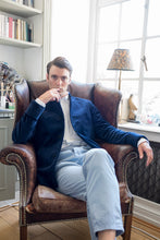 Nehru Jacket Made in England from British Velvet. Nehru Vest, Nehru Waistcoat, Nehru Gilet, Nehru Jacket. Smoking jacket, Dinner jacket, velvet. Finished with silk froggings. British designer, British menswear, Made in England. Paisley and Velvet. Nehru velvet jacket