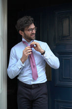 Silk Tie, Printed Silk Tie, Wedding Ties, Neckwear, Made in England, Marmaduke London.