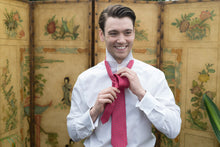 Marmaduke London luxury printed silk ties. Made in England from our hand drawn prints. Luxury menswear and accessories. Luxury gifts for men. Each tie comes giftwrapped. Ideal for weddings. Wedding ties. Printed Silk Tie.