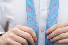 Marmaduke London luxury printed silk ties. Made in England from our hand drawn prints. Luxury menswear and accessories. Luxury gifts for men. Each tie comes giftwrapped. Ideal for weddings. Wedding ties. Printed Silk Tie.