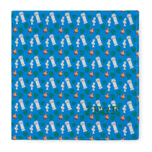 Pocket Square and Mens Handkerchief Made in England from our Hand Drawn prints. Monogrammed initials, personalise, monogram. Gifts for men, Mens gifts, Menswear, Mens Accessories for Christmas gifts, Ascot, Black tie, Fathers Day Gifts. British Textile Designer. 