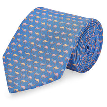 Silk Tie, Printed Silk Tie, Wedding Ties, Neckwear, Made in England.