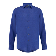 Skye Linen Shirt • Cobalt Blue
