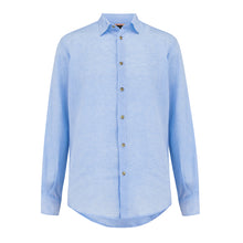 Skye Linen Shirt • Sky Blue