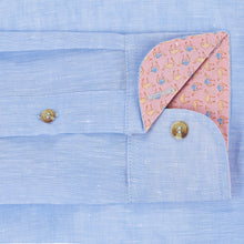 Skye Linen Shirt • Sky Blue
