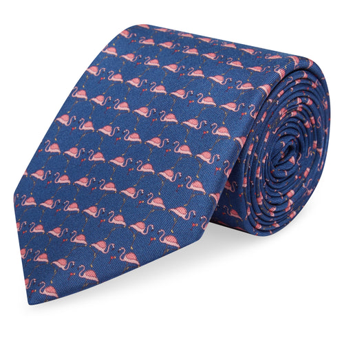 Marmaduke London luxury printed silk ties. Made in England from our hand drawn prints. Luxury menswear and accessories. Luxury gifts for men. Each tie comes giftwrapped. Ideal for weddings. Wedding ties. Printed Silk Tie.