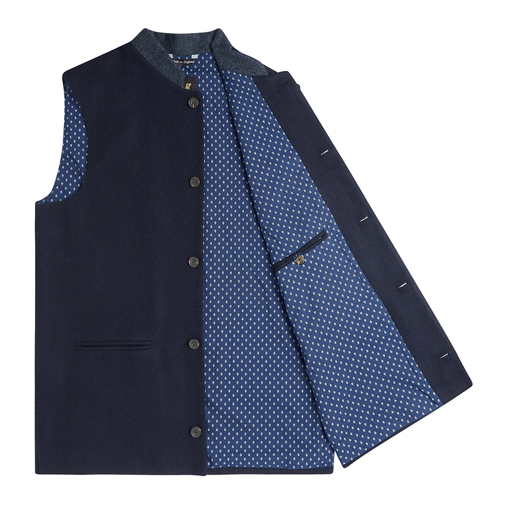 Nehru collar vest top