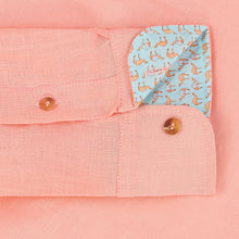 Skye Linen Shirt • Coral