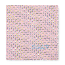 Pocket Square and Mens Handkerchief Made in England from our Hand Drawn prints. Monogrammed initials, personalise, monogram. Gifts for men, Mens gifts, Menswear, Mens Accessories for Christmas gifts, Ascot, Black tie, Fathers Day Gifts. British Textile Designer. 