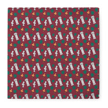 Pocket Square and Mens Handkerchief Made in England from our Hand Drawn prints. Monogrammed initials, personalise, monogram. Gifts for men, Mens gifts, Menswear, Mens Accessories for Christmas gifts, Ascot, Black tie, Fathers Day Gifts. British Textile Designer. 