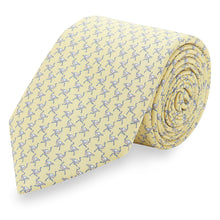 Silk Tie, Printed Silk Tie, Wedding Ties, Neckwear, Made in England, Marmaduke London.